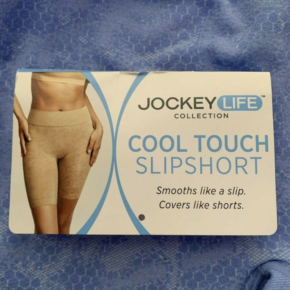 Jockey Life Cool Touch Slip Shorts Blue Small - Picture 5 of 6